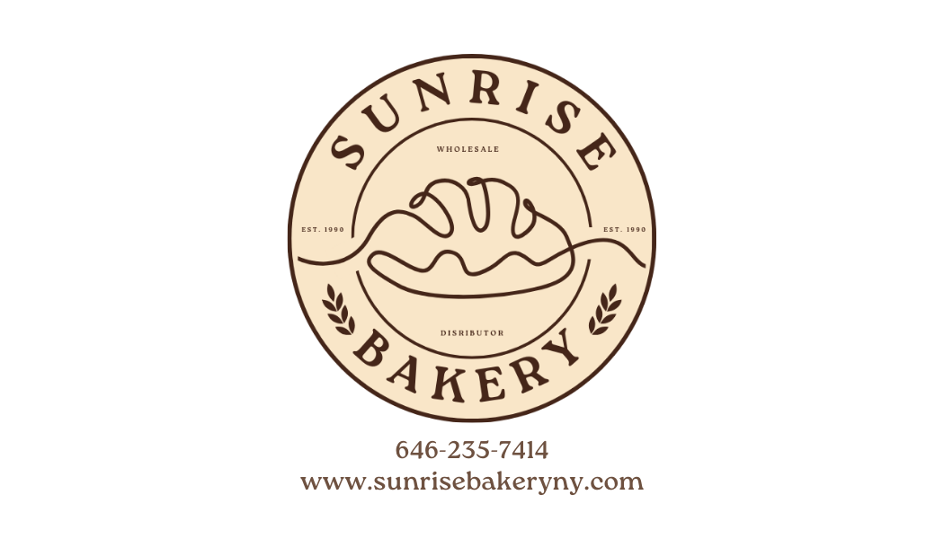 Sunrise Bakery business card